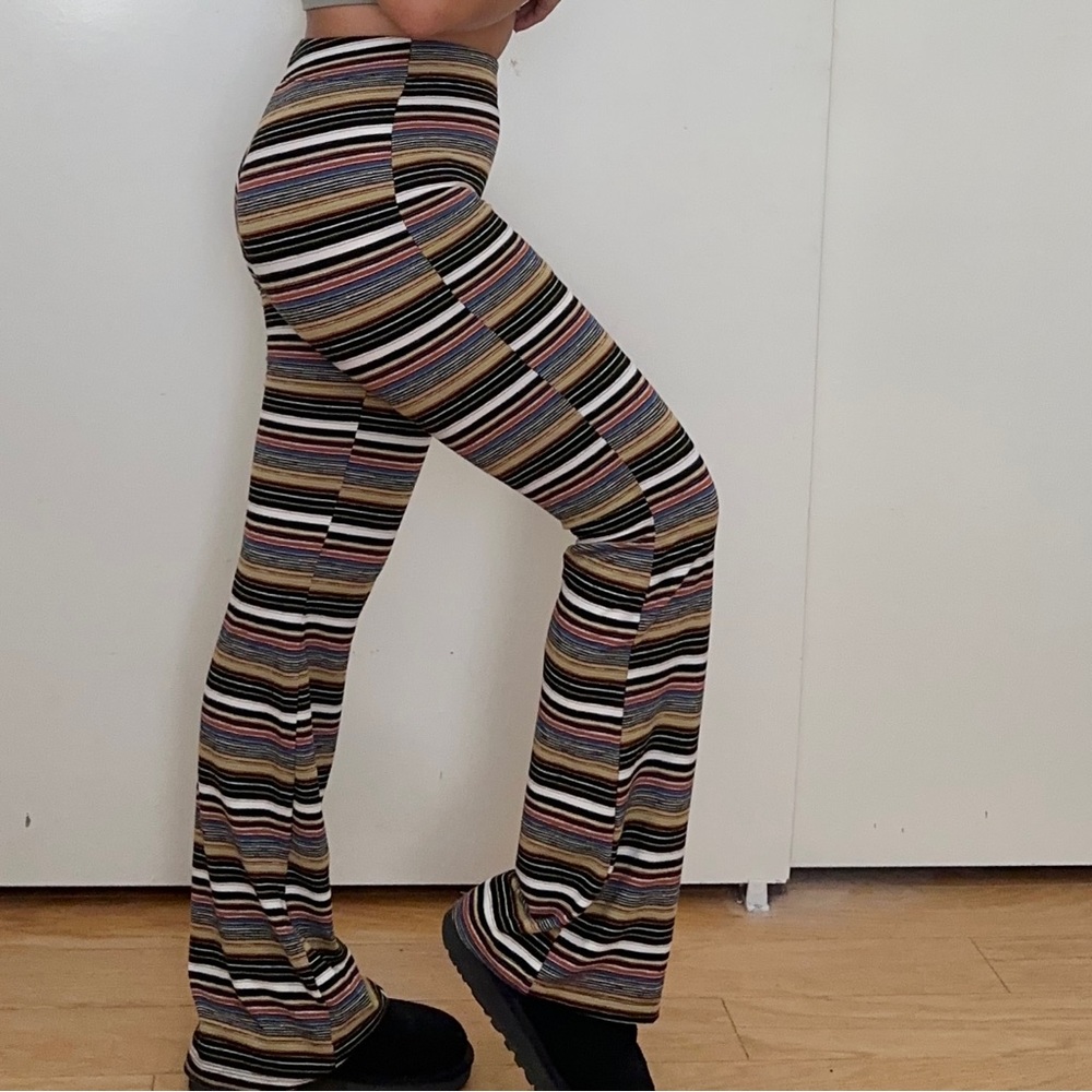 High-Waisted Flare Pants | Size XS in Multicolor | Pants by Urban Outfitters
